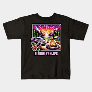 Sienna Vanlife purples Kids T-Shirt